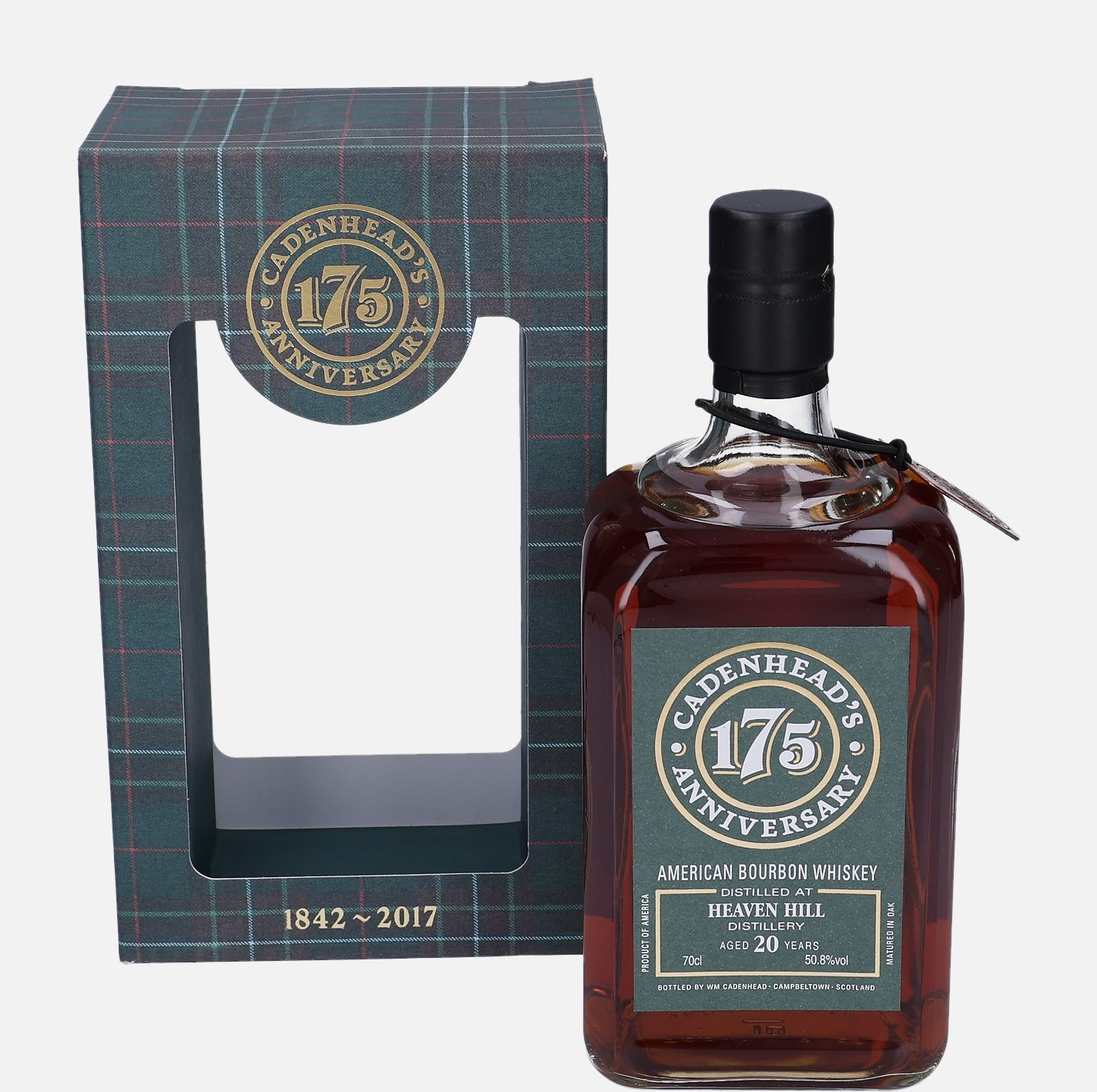 Heaven Hill Wm. Cadenhead d. 1996, b. 2017 20 years old Bourbon Whiskey Matured in Bourbon Barrel 50.8% Vol, 700 ml Uncategorized 