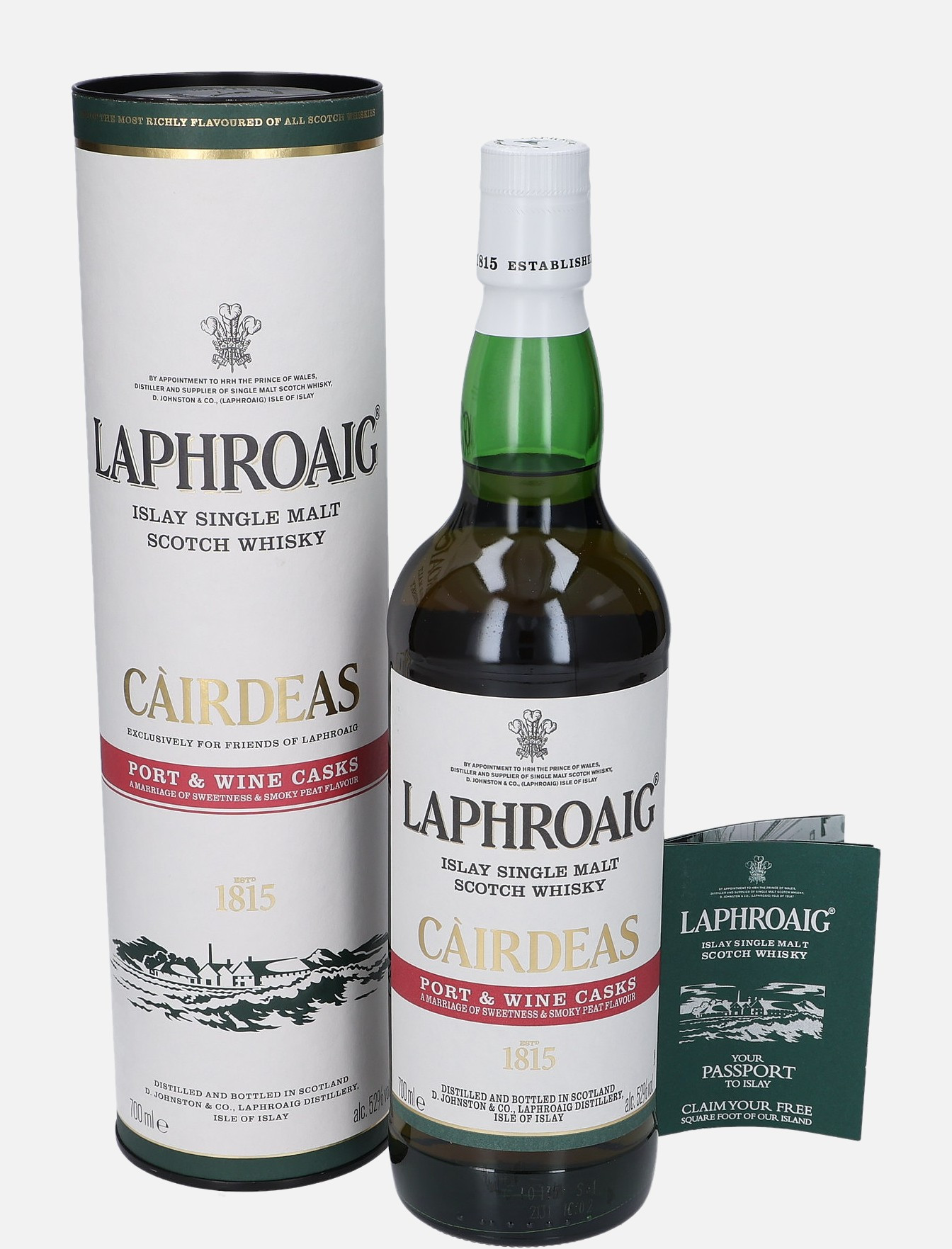 Laphroaig Càirdeas, Original Bottling b. 2020 Islay Single Malt Scotch Whisky Matured in Port & Wine Casks 52% Vol, 700 ml Uncategorized 