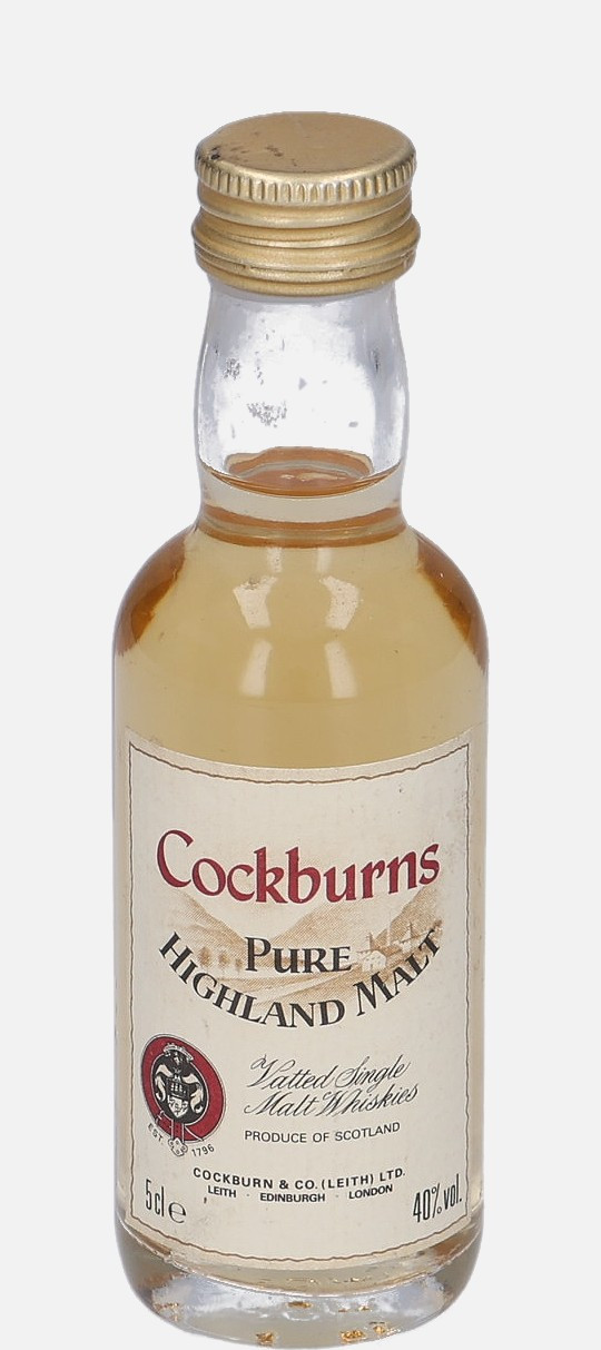 Cockburns Pure Highland Malt 40% Vol, 50 ml Uncategorized 