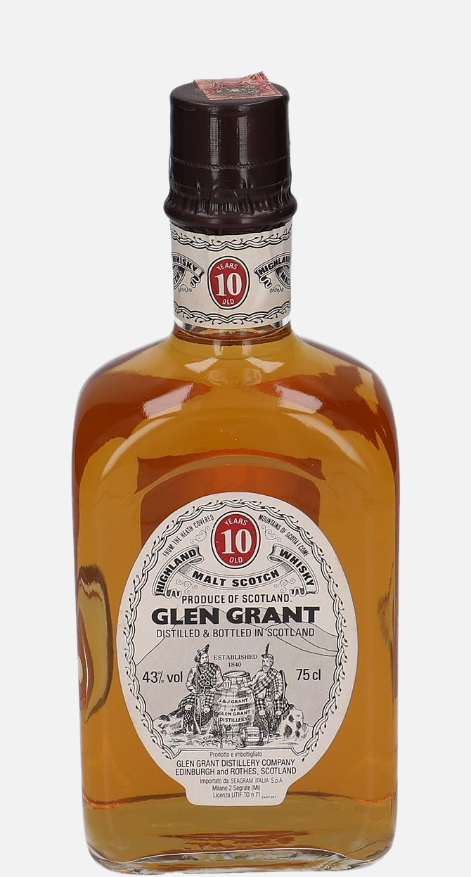 Glen Grant Original Bottling 10 years old Highland Malt Scotch Whisky 43% Vol, 750 ml Uncategorized