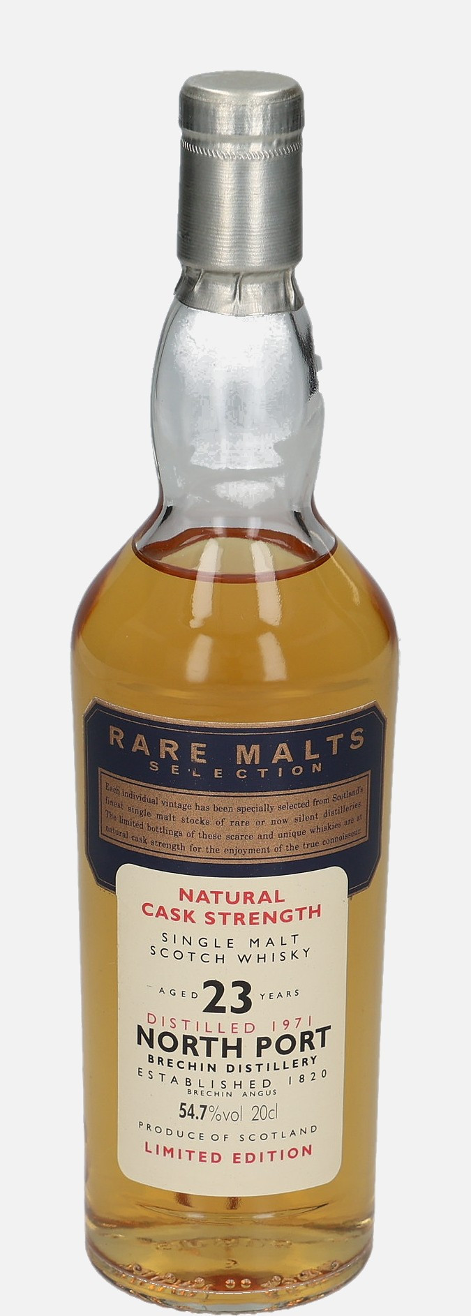 North Port Original Bottling d. 1971 23 years old Single Malt Scotch Whisky 54.7% Vol, 200 ml Uncategorized 
