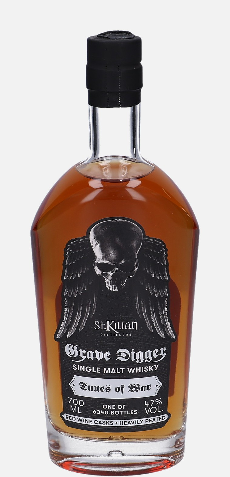 St. Kilian Distillers Grave Digger, Original Bottling Single Malt Whisky Matured in Redwine Cask 47% Vol, 700 ml Uncategorized 