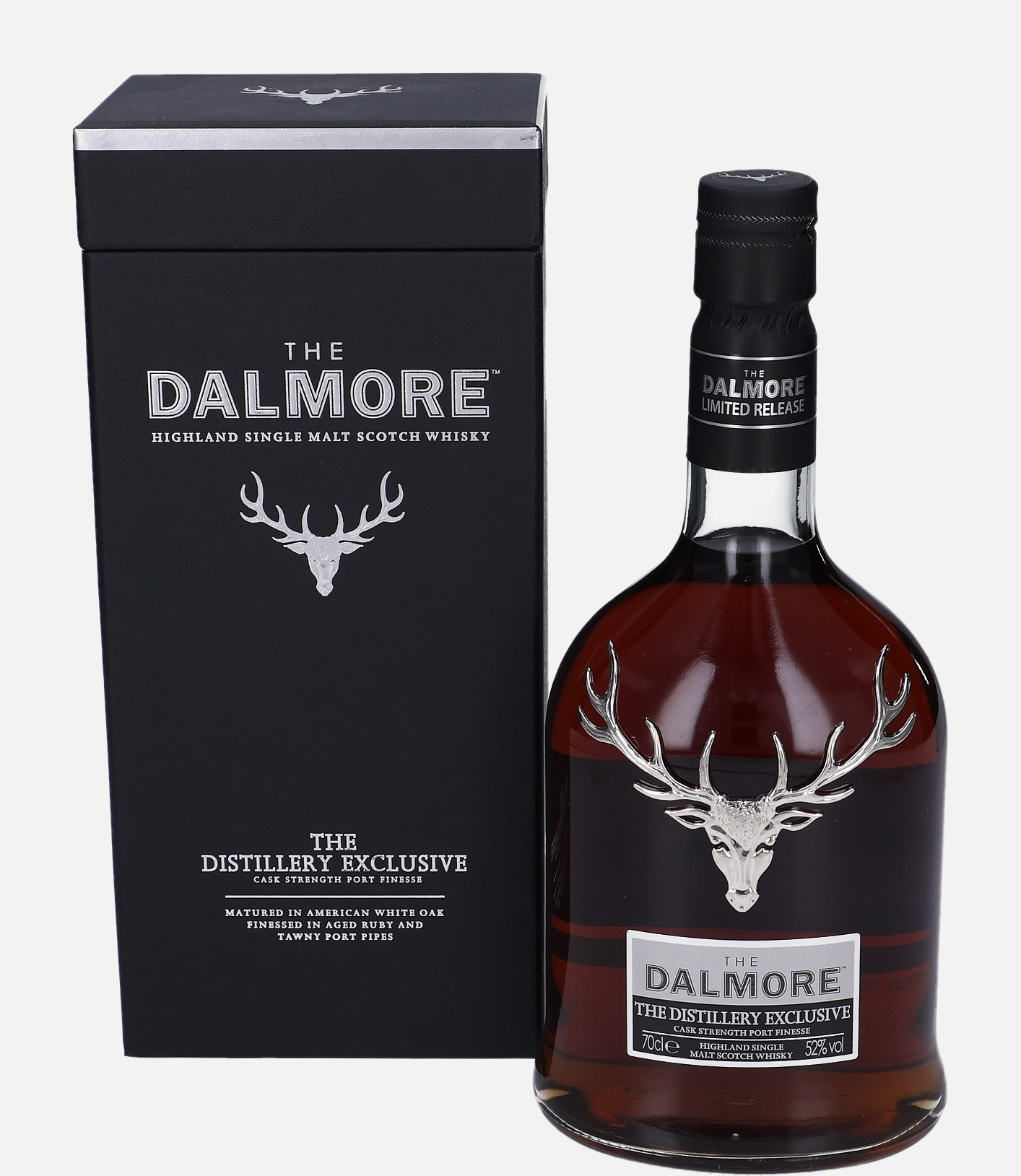 Dalmore The Distillery Exclusive, Original Bottling Highland Single Malt Scotch Whisky Matured in American White Oak Finished in Aged Ruby and Tawny Port Pipes 52% Vol, 700 ml Uncategorized 