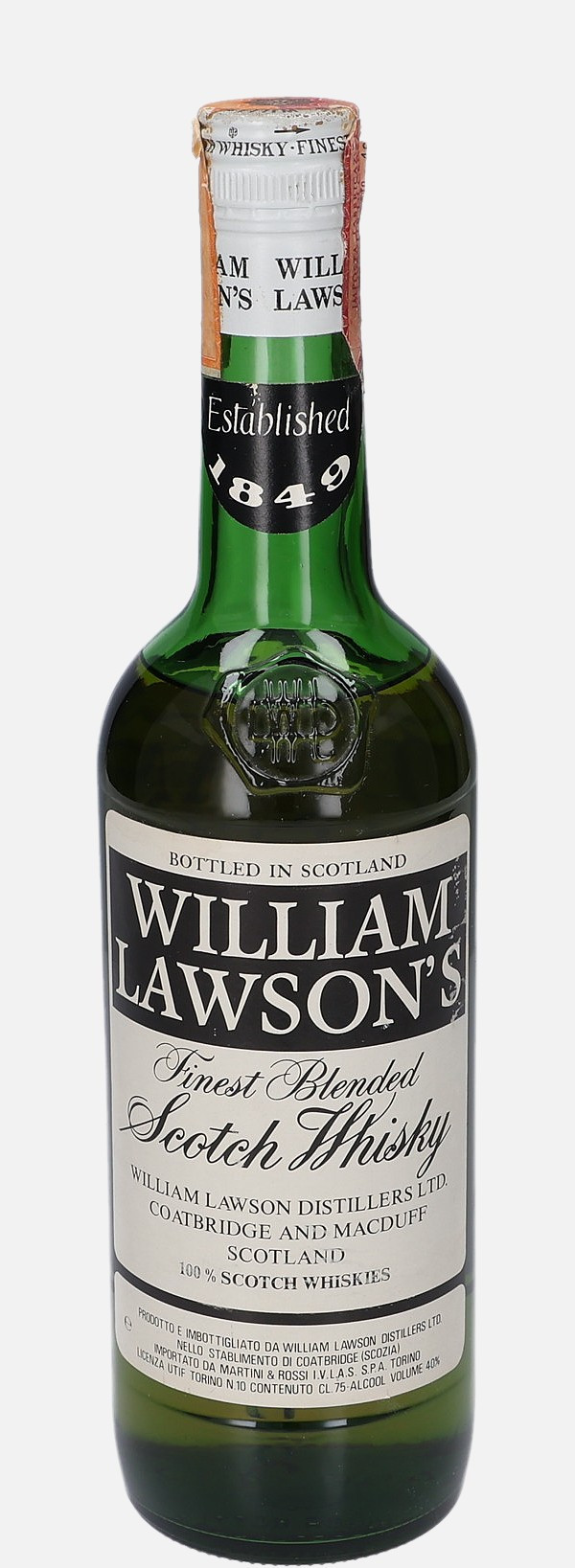 William Lawson’s Finest Blended Scotch Whisky 40% Vol, 750 ml Uncategorized 