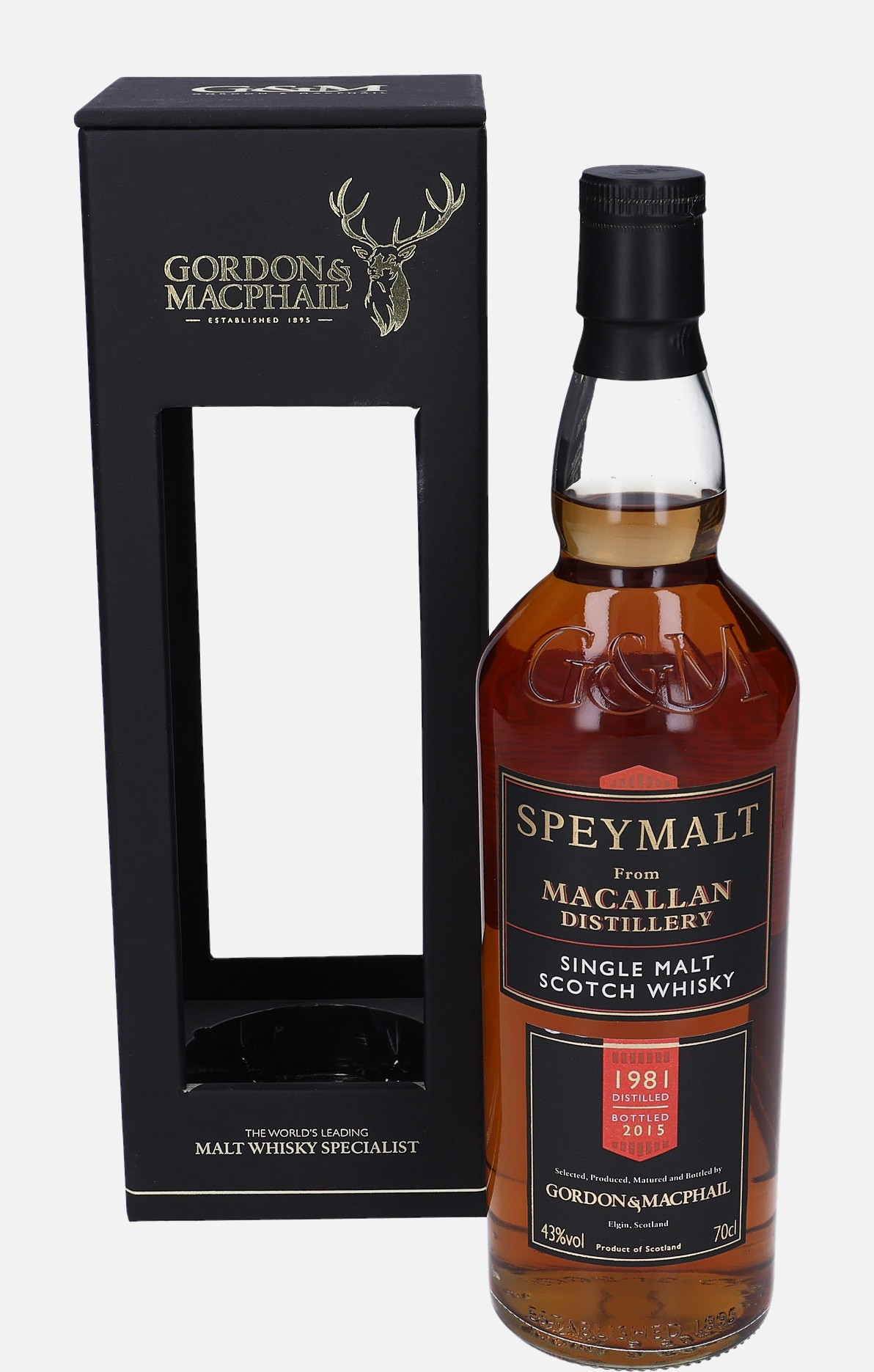 Macallan Gordon & MacPhail d. 1981, b. 2015 Single Malt Scotch Whisky 43% Vol, 700 ml Whisky 