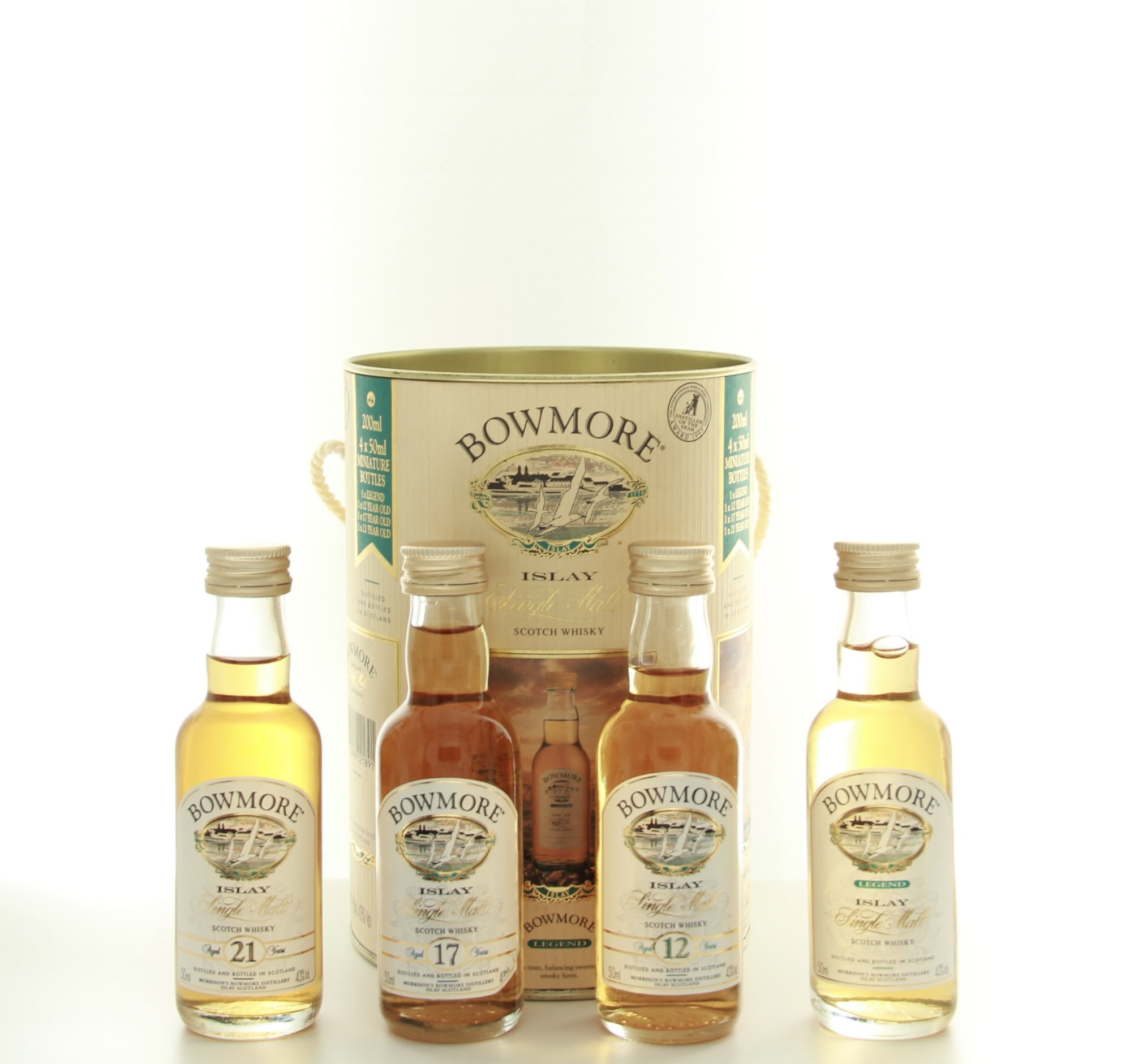 Bowmore Miniature Collection – whisky bottle