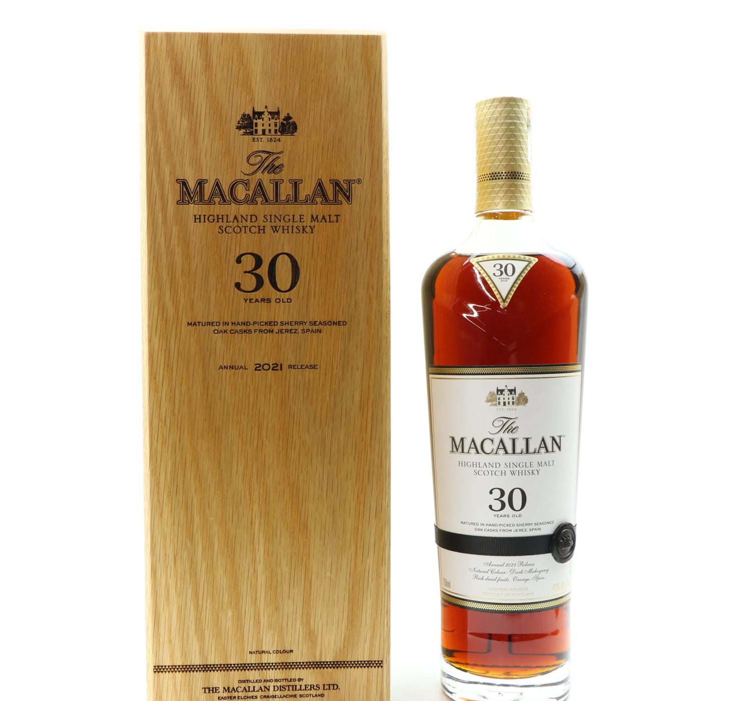 Macallan 30 Year Old Sherry Oak 2021 Release Whisky 