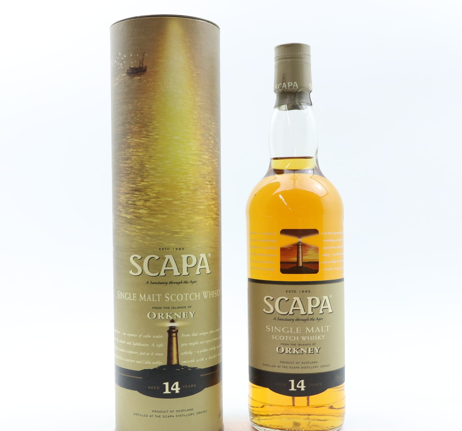 Scapa 14 Year Old Whisky 