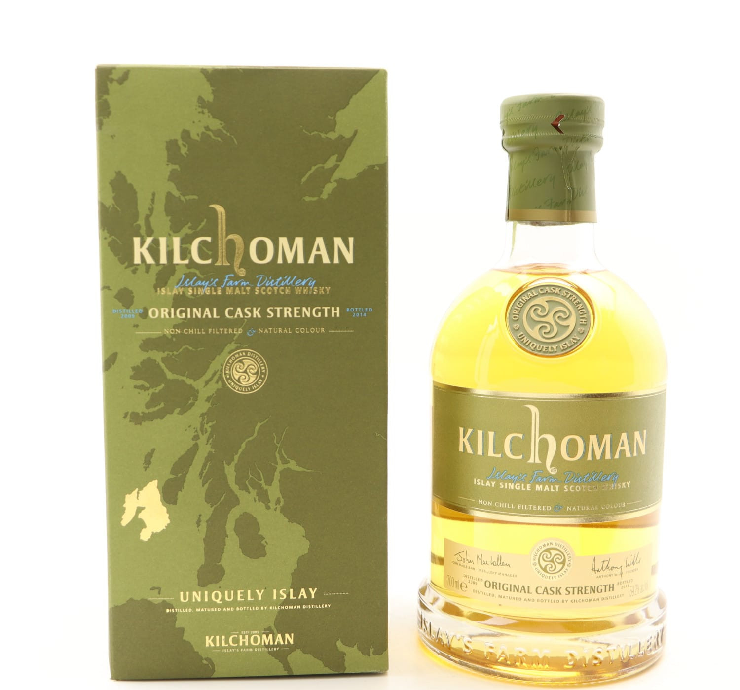 Kilchoman Original Cask Strength 2014 Release Whisky