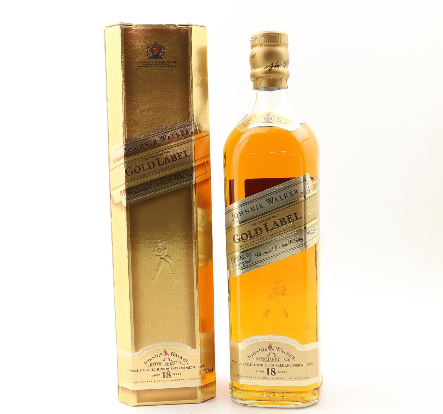 Johnnie Walker 18 Year Old Gold Label 75cl Whisky 