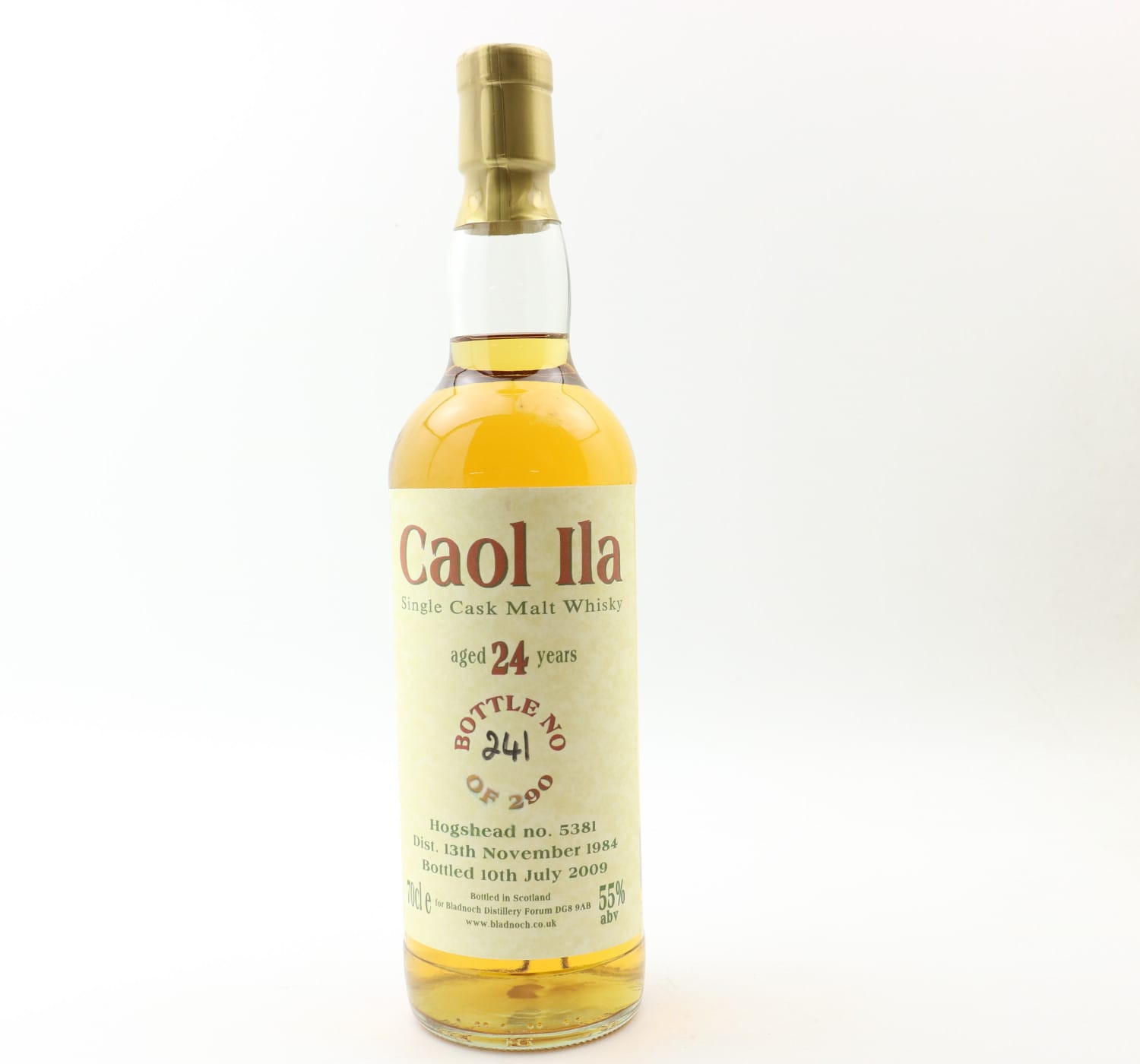 Caol Ila 1984 24 Year Old Bladnoch Forum Whisky 