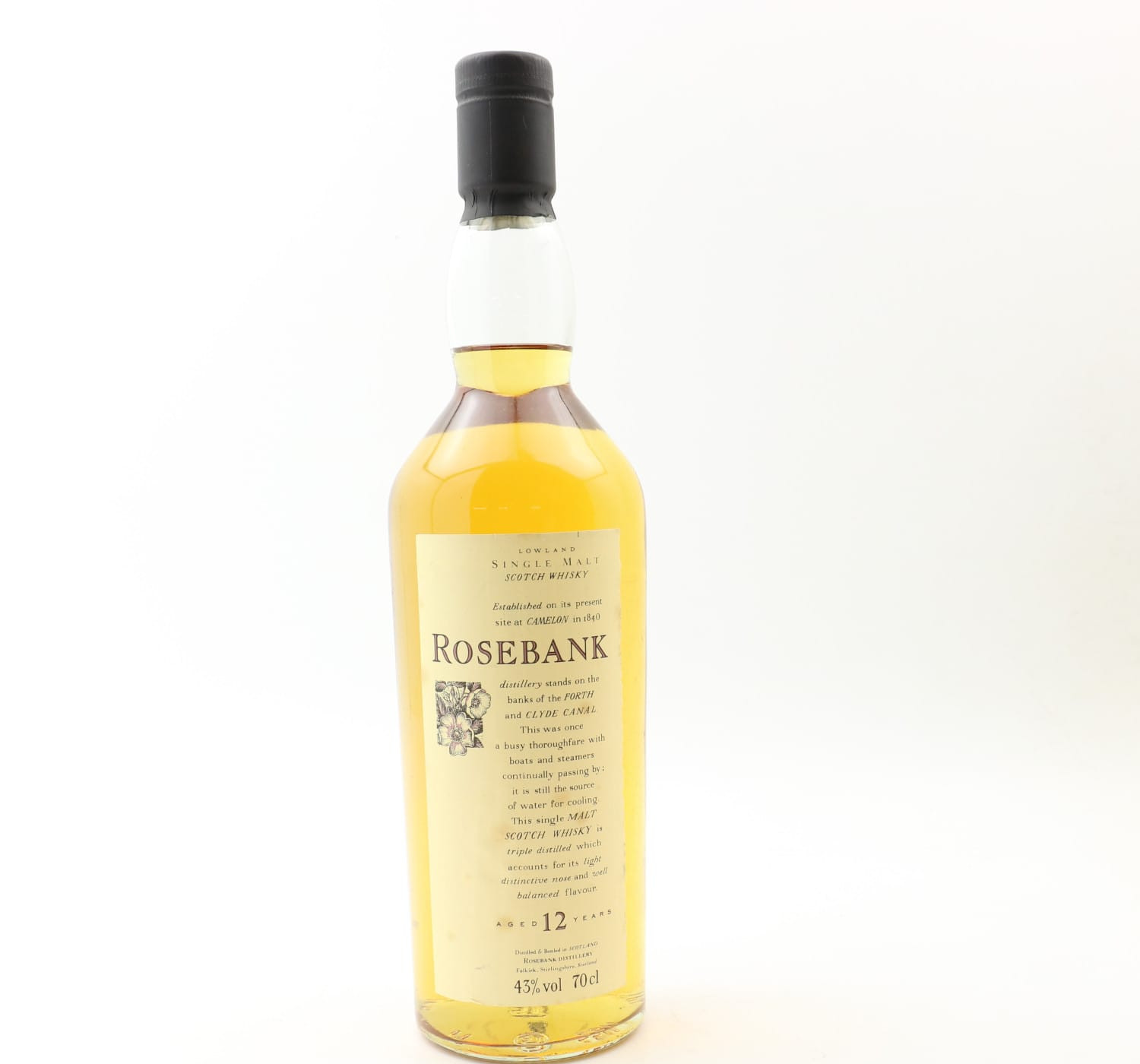 Flora & Fauna Rosebank 12 Year Old Whisky 