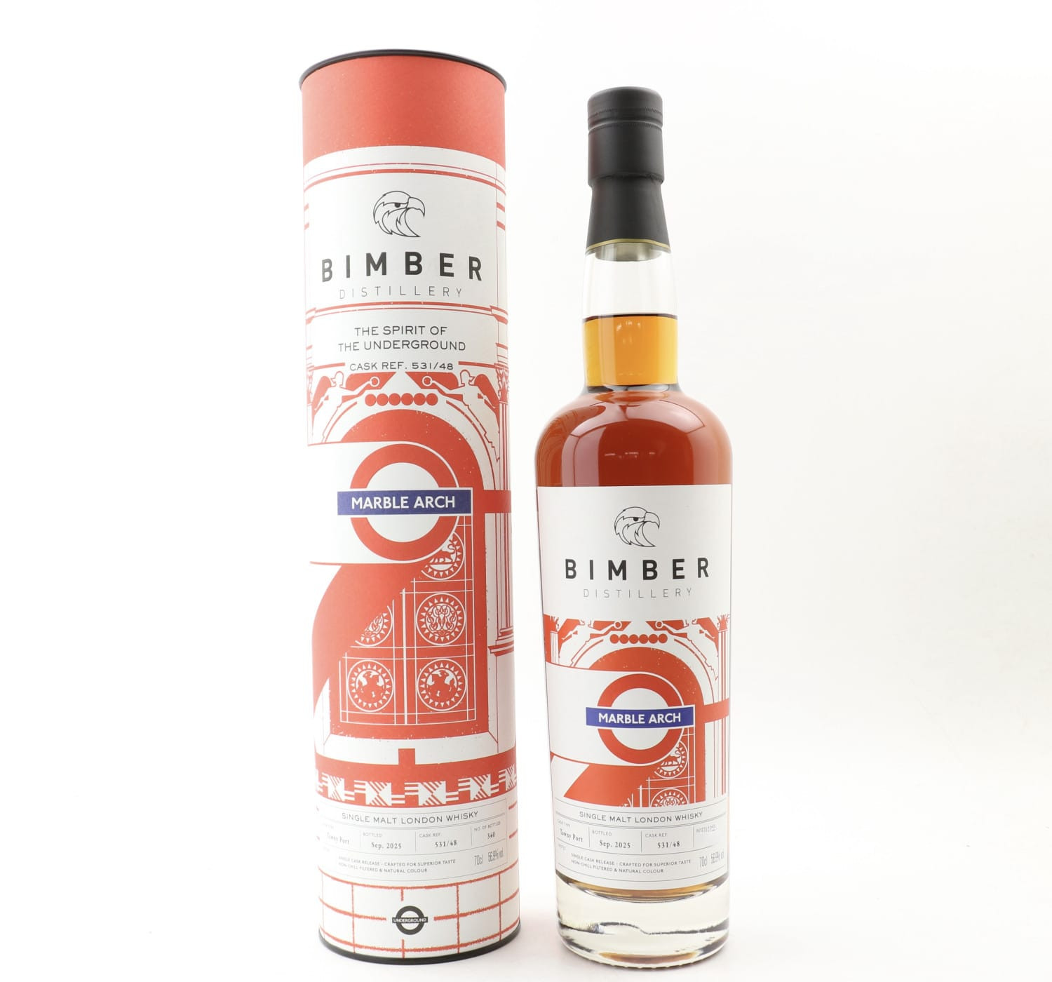 Bimber Single Cask #531/48 The Spirit Of The Underground Marble Arch Whisky