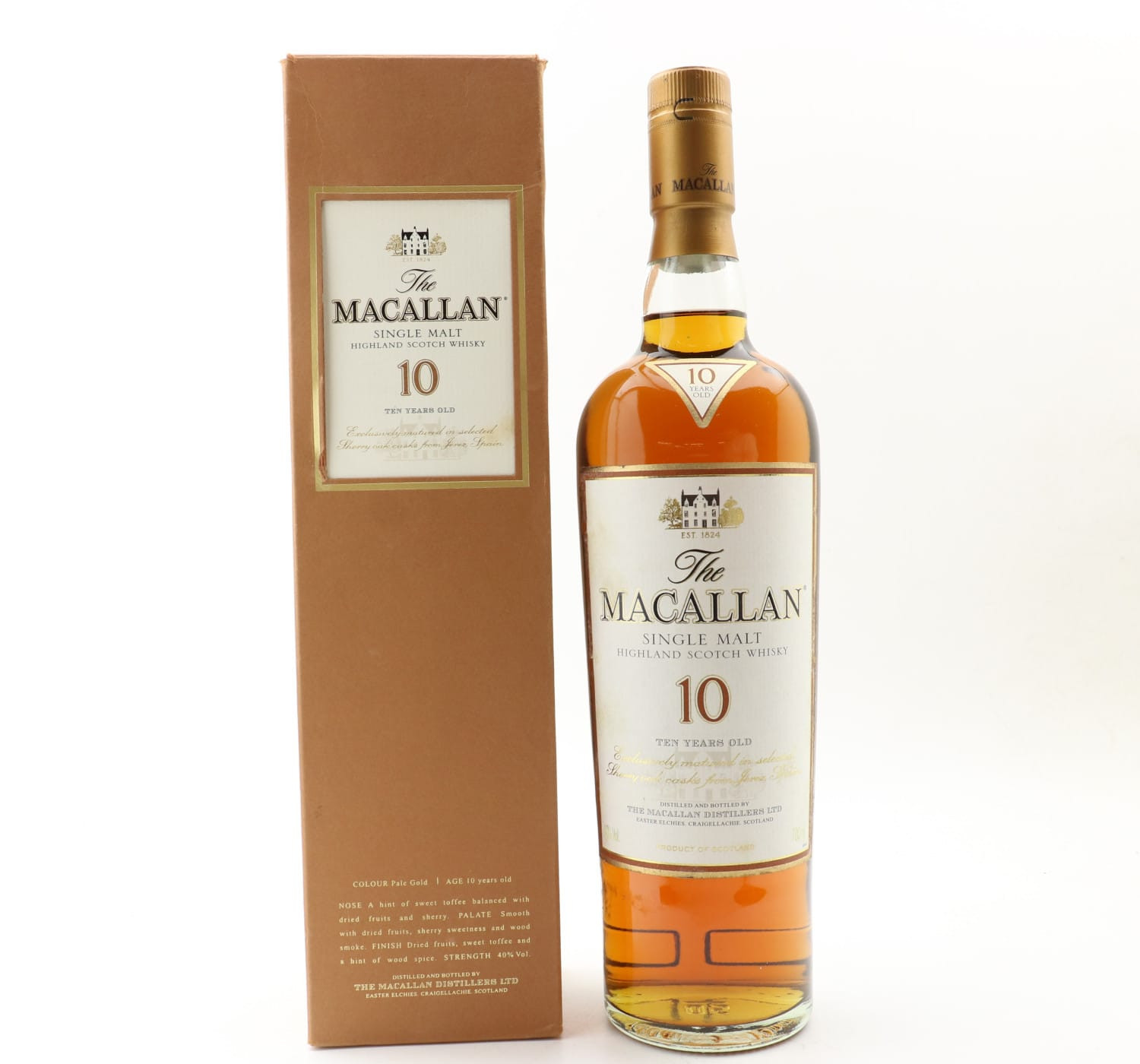 Macallan 10 Year Old Whisky 