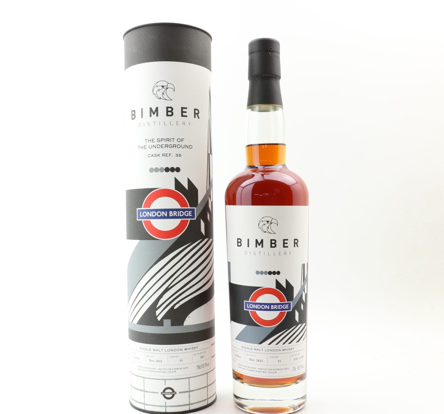 Bimber Single Cask #35 The Spirit Of The Underground London Bridge Whisky