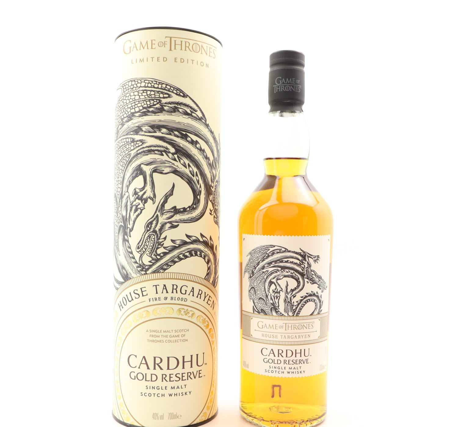 Cardhu Gold Reserve Game Of Thrones ‘House Targaryen’ Whisky