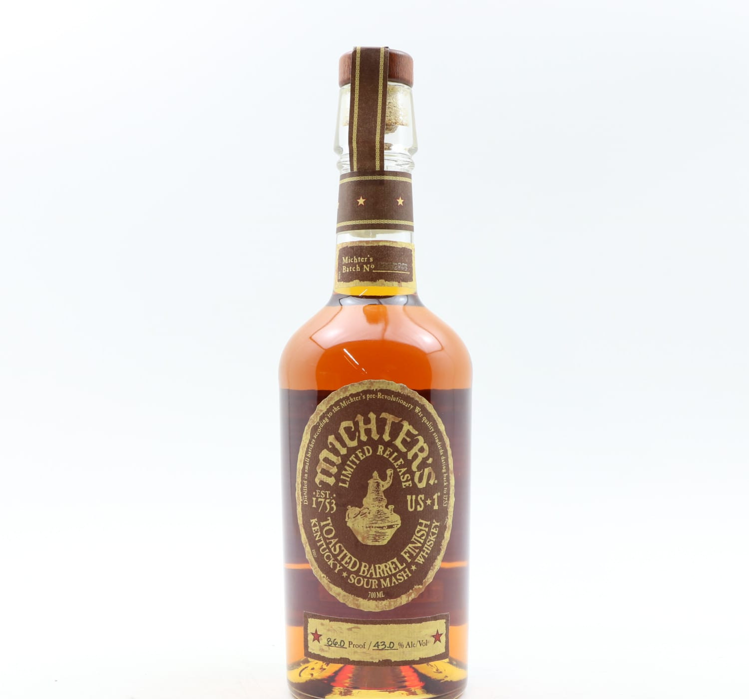 Michter’s Toasted Barrel Finish Sour Mash Whisky