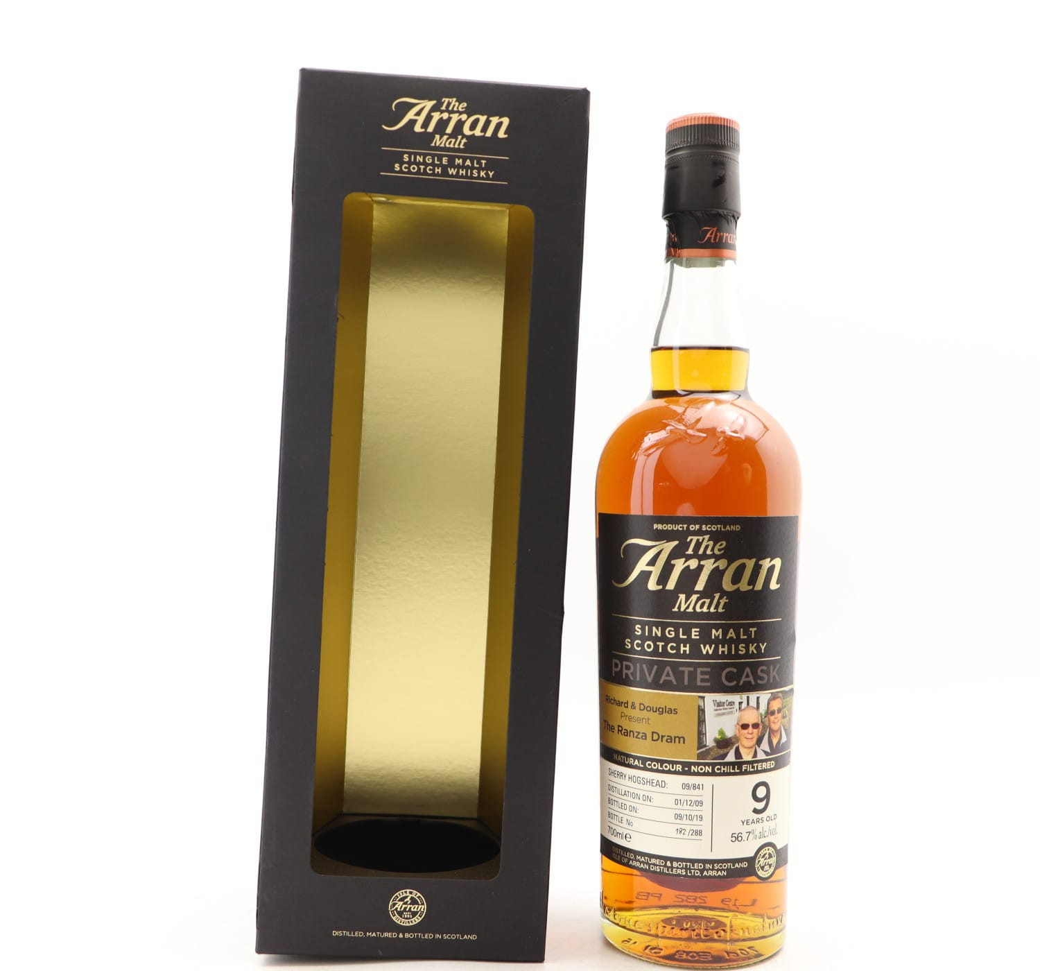 Arran 2009 9 Year Old Private Cask #841 The Ranza Dram Whisky 