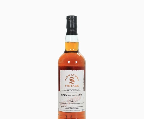 Speyside (M) – 13 Year Old (2011) 100 Proof Edition #27 (Signatory Vintage) Whisky 