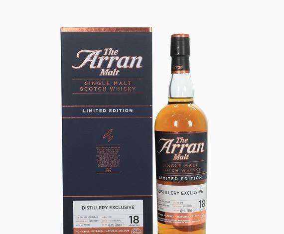 Arran – 18 Year Old (Single Cask #318) Limited Edition Whisky 
