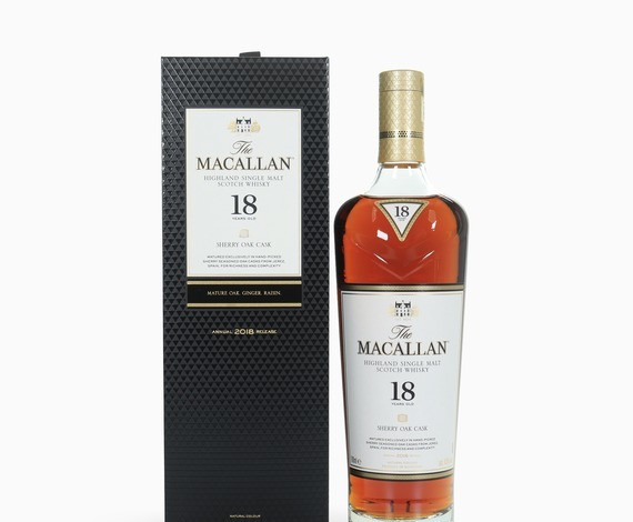 Macallan – 18 Year Old (2018) Sherry Oak Whisky 