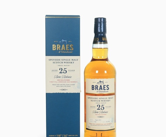 Braes of Glenlivet – 25 Year Old (Rare Release) Whisky 