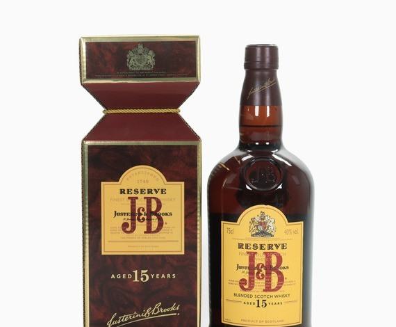 J&B – 15 Year Old (Reserve) 75cl Whisky 