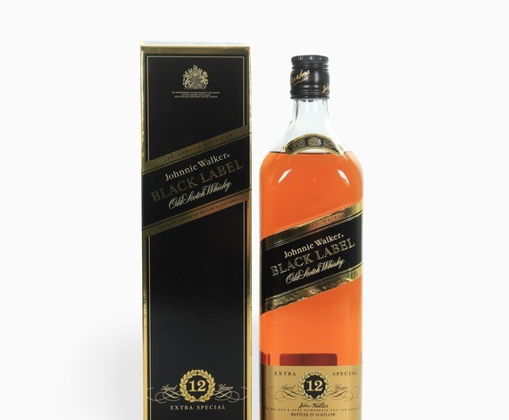 Johnnie Walker – 12 Year Old (Black Label) 1 Litre Whisky 