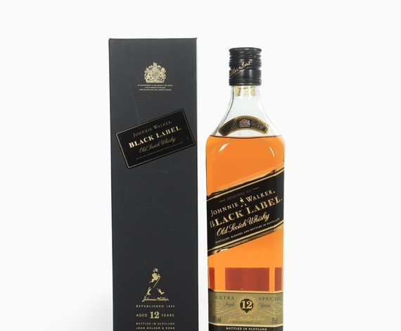 Johnnie Walker – 12 Year Old (Black Label) 75cl Whisky 