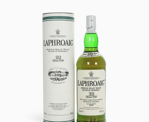 Laphroaig – 10 Year Old (1990s) 1 Litre Whisky 