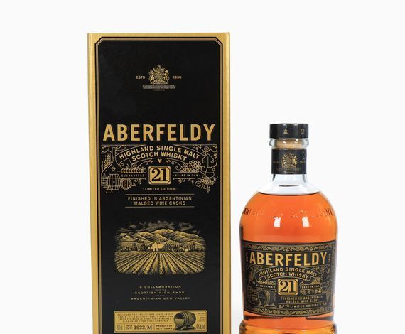 Aberfeldy – 21 Year Old (Argentinian Malbec Wine Cask) Whisky 