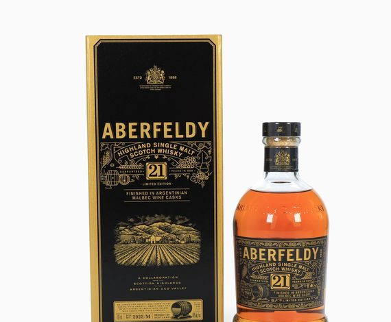 Aberfeldy – 21 Year Old (Argentinian Malbec Wine Cask) Whisky 