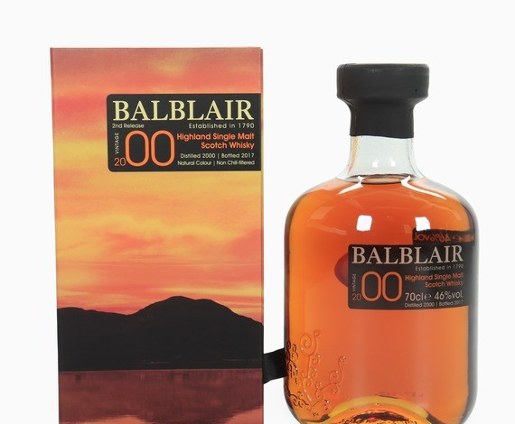 Balblair – 2000 Vintage (2nd Release) Bottled 2017 Whisky 
