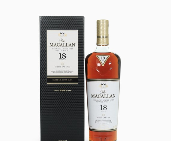 Macallan – 18 Year Old (2022) Sherry Oak Whisky 