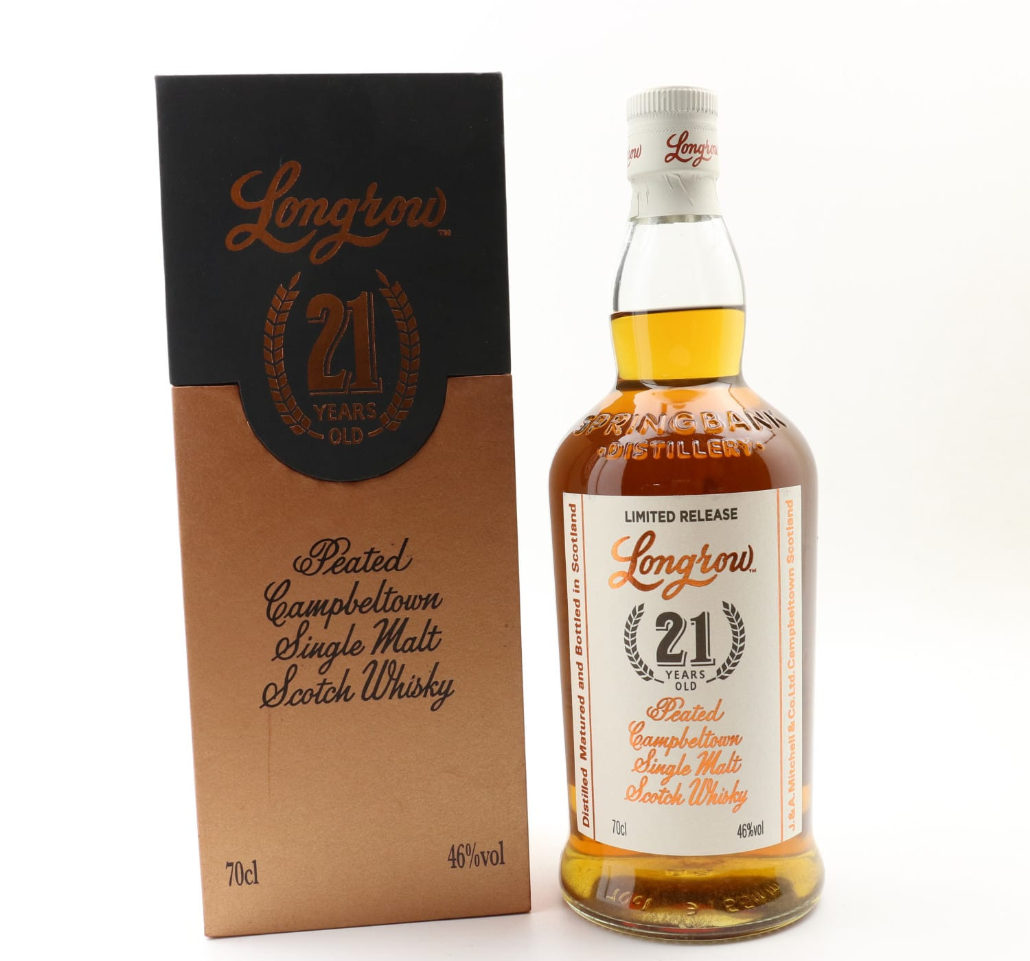 Longrow 21 Year Old Whisky 