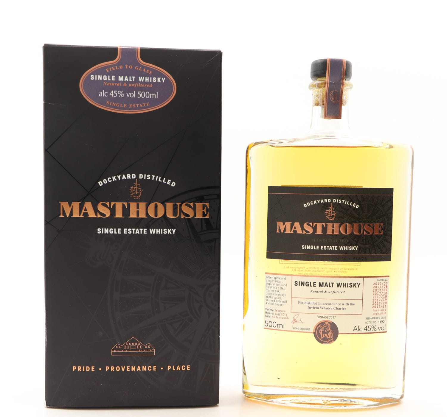 Copper Rivet 2017 Masthouse 50cl Whisky 