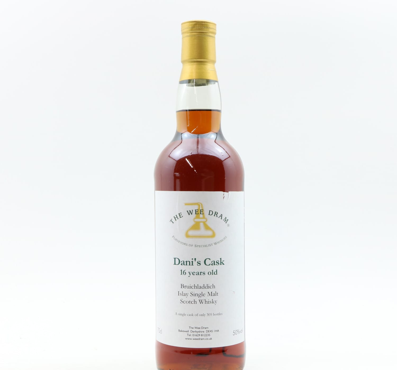 Bruichladdich 16 Year Old Dani’s Cask The Wee Dram Whisky 