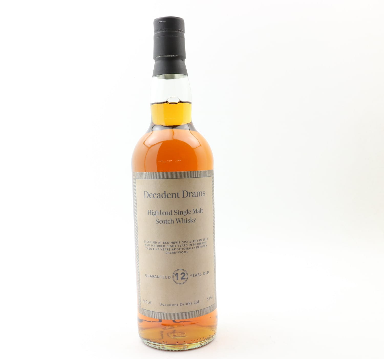 Ben Nevis 2012 12 Year Old Decadent Drams Whisky 