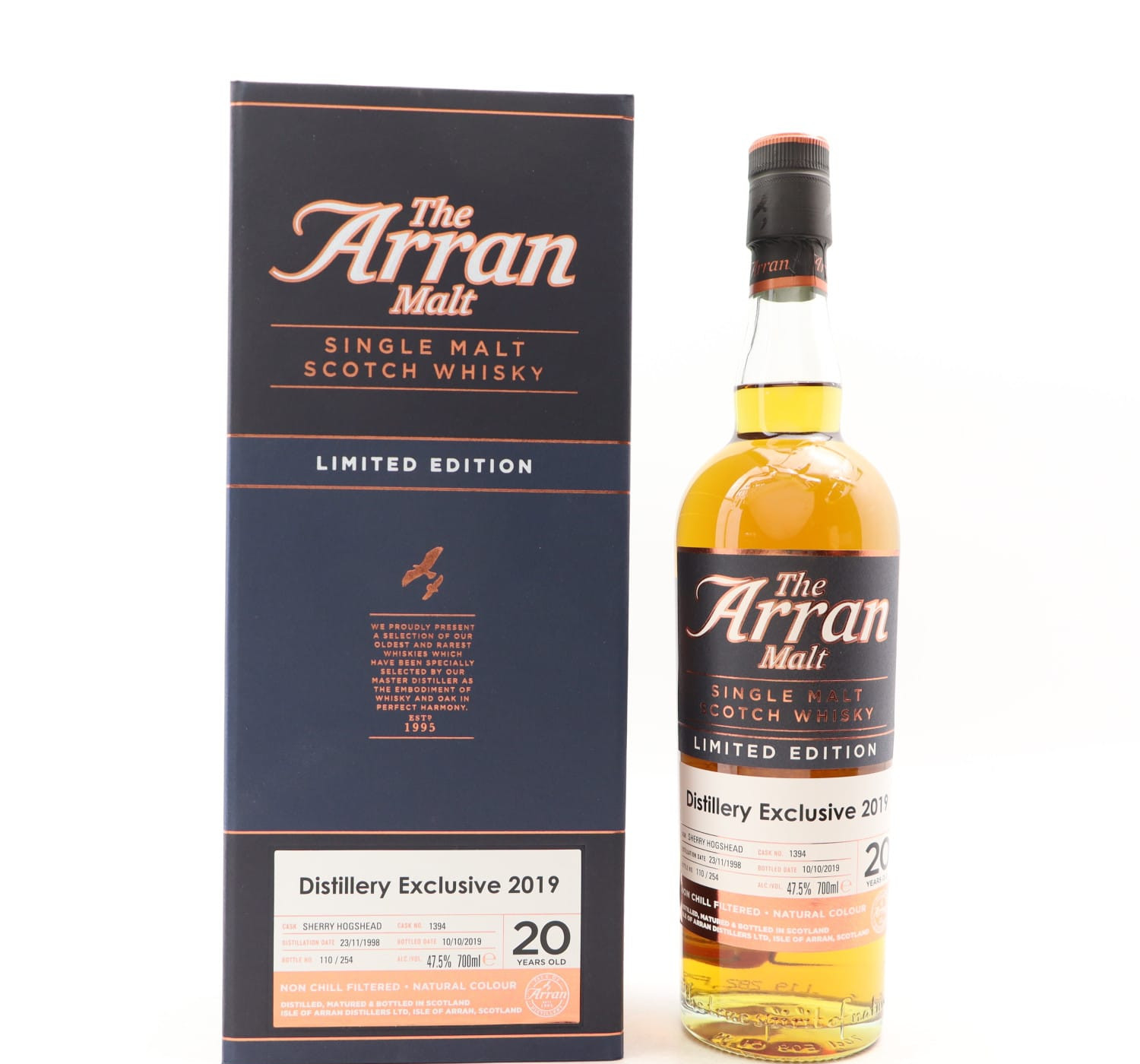 Arran 1998 20 Year Old Single Cask #1394 Distillery Exclusive 2019 Whisky 