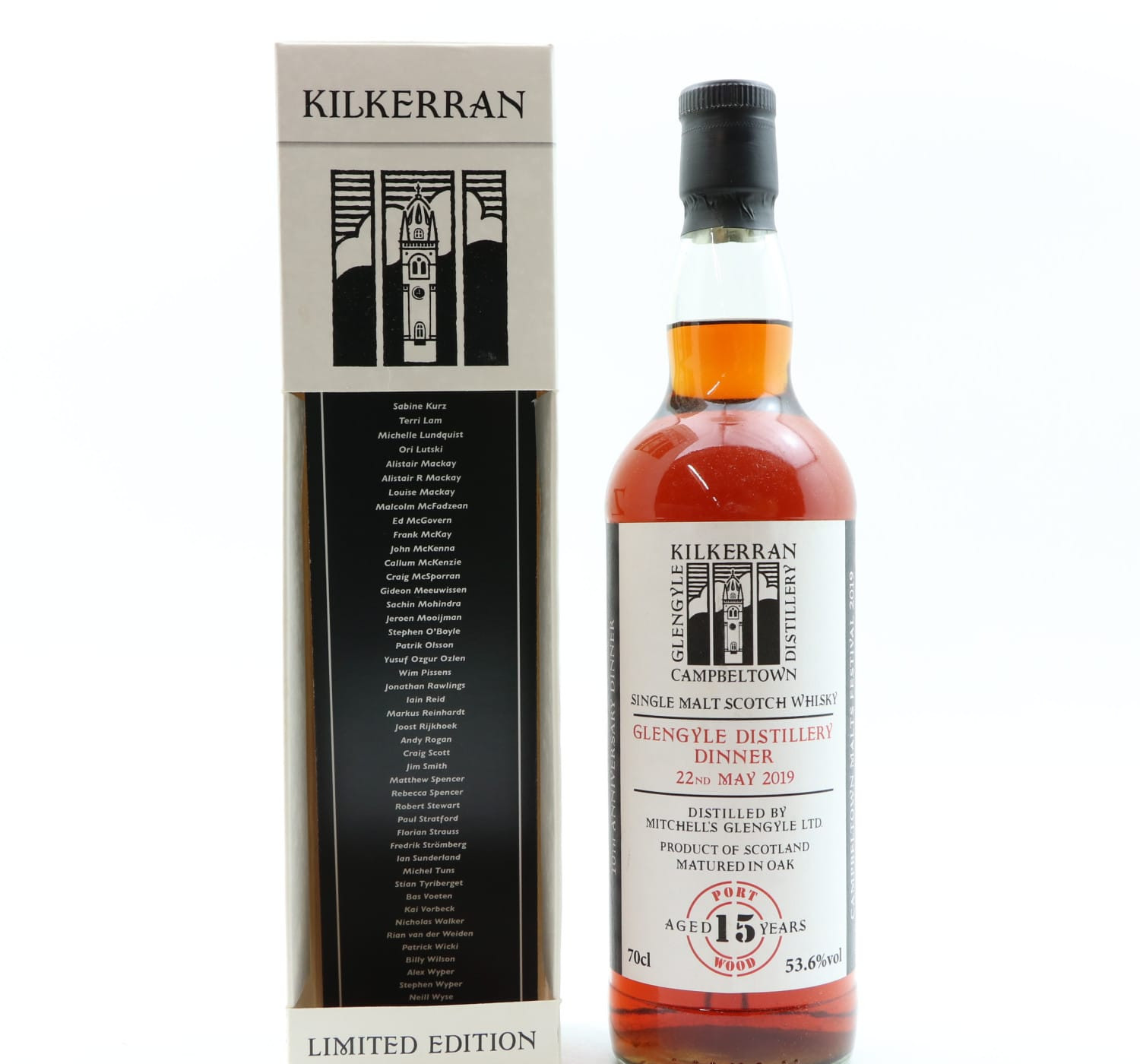 Kilkerran 15 Year Old for Glengyle Distillery Dinner 2019 Whisky 