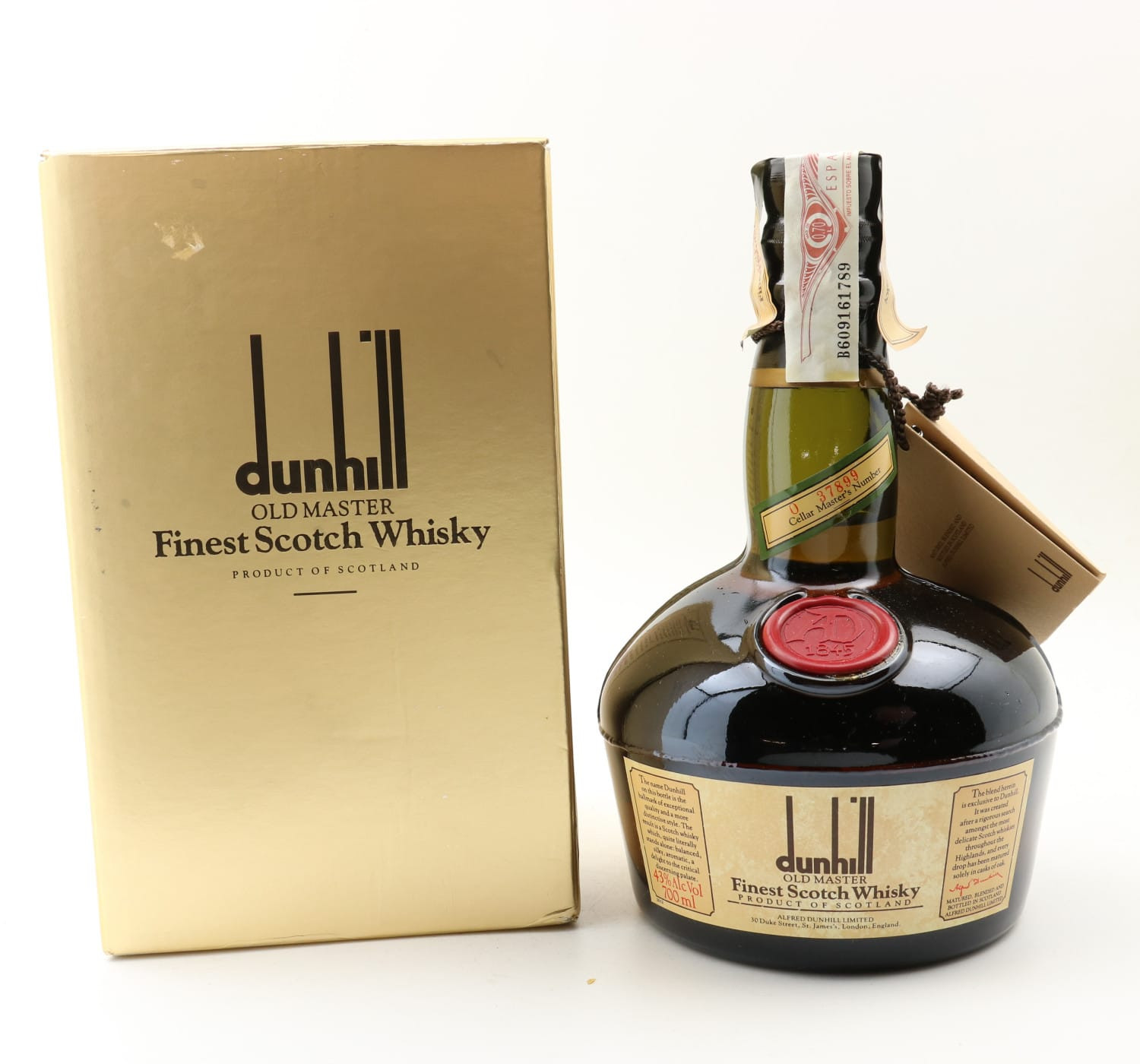 Dunhill Old Master Whisky 