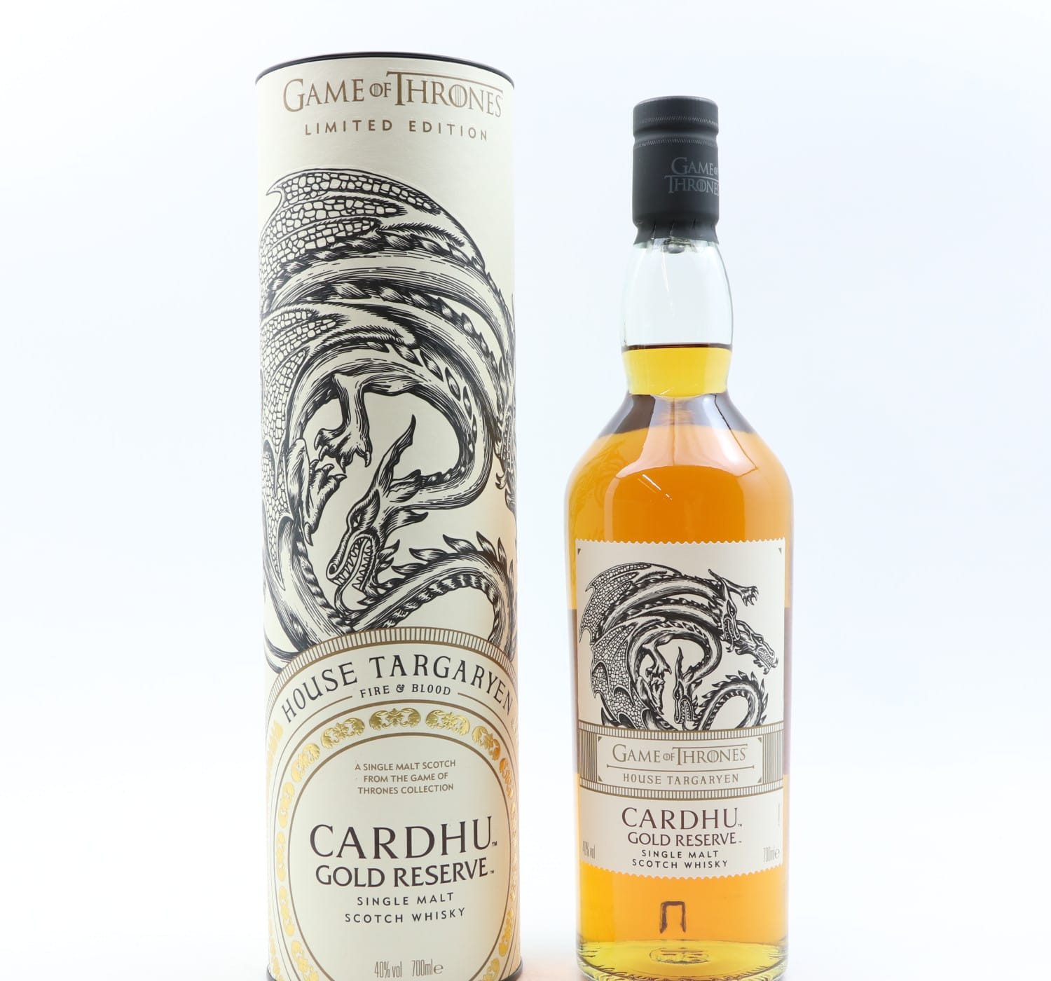 Cardhu Gold Reserve Game Of Thrones ‘House Targaryen’ Whisky 