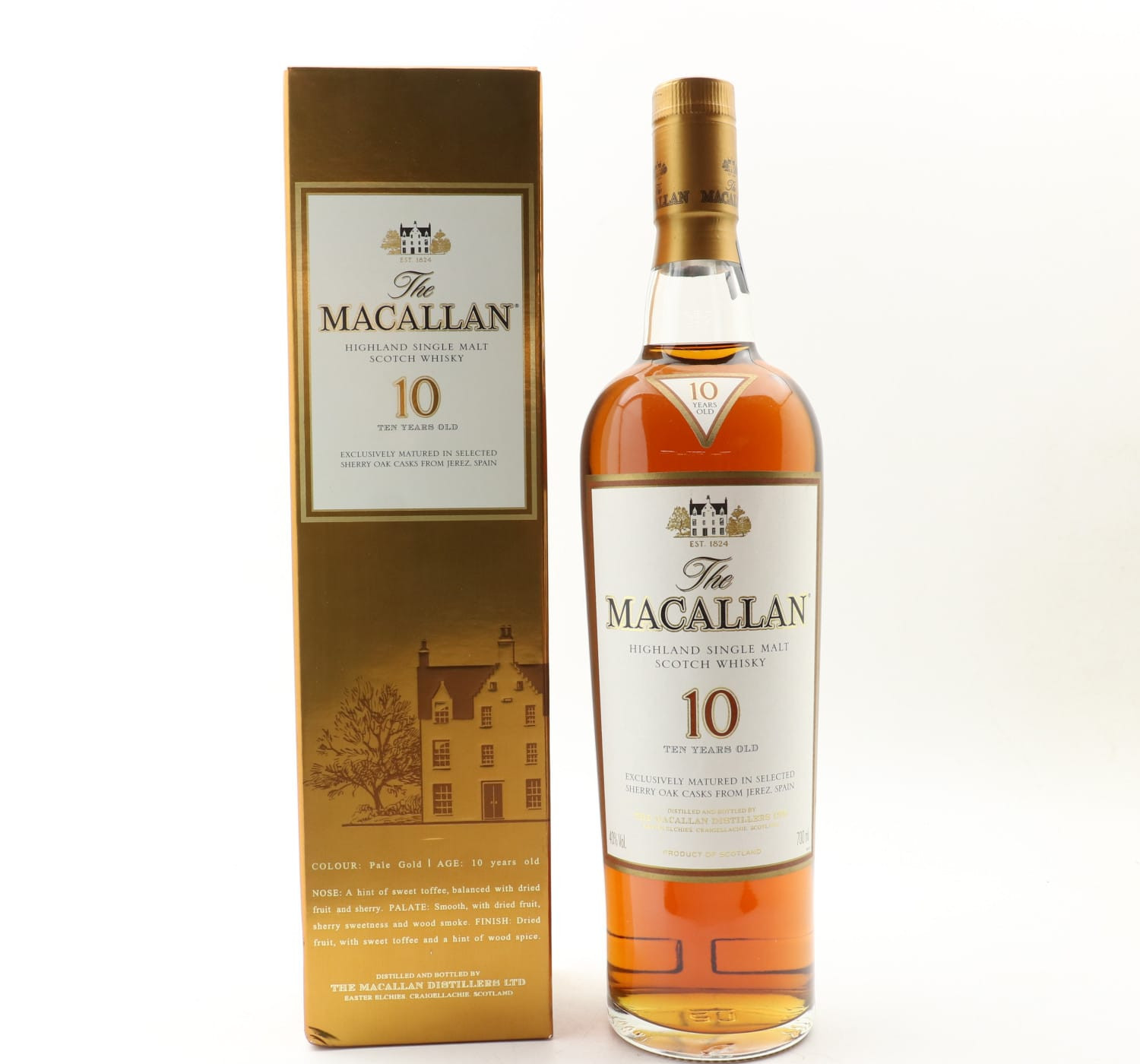 Macallan 10 Year Old Whisky 