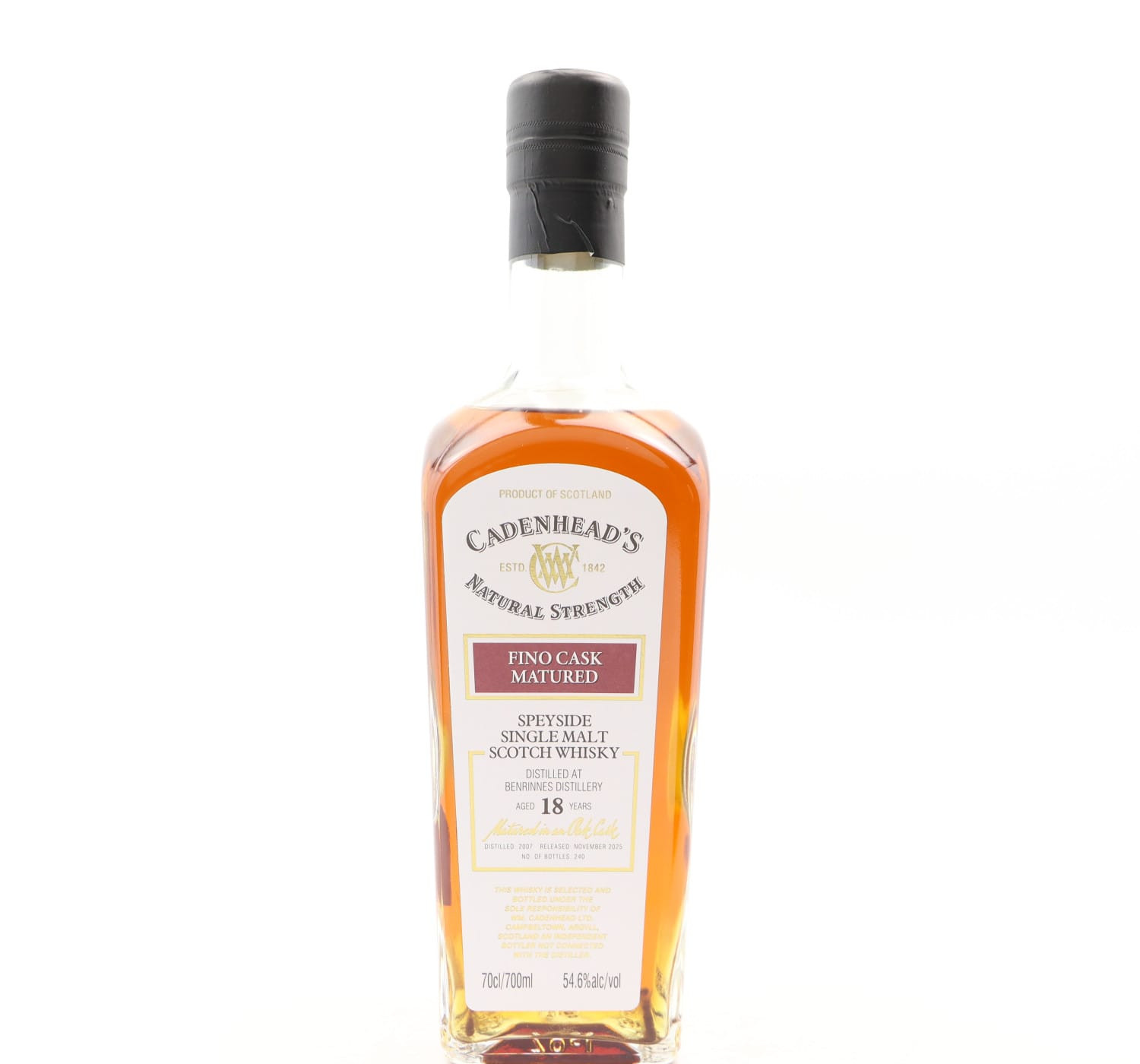 Benrinnes 2007 18 Year Old Cadenhead’s Whisky