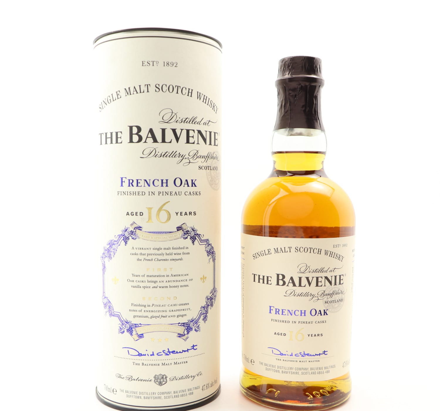 Balvenie 16 Year Old French Oak Pineau Cask Finish Whisky 
