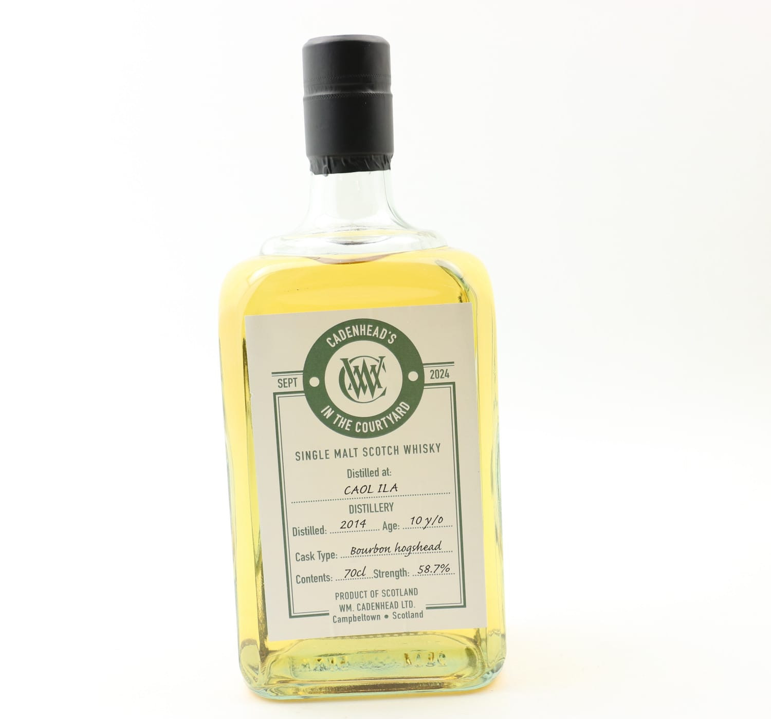 Caol Ila 2014 10 Year Old Cadenhead’s In The Courtyard Whisky 