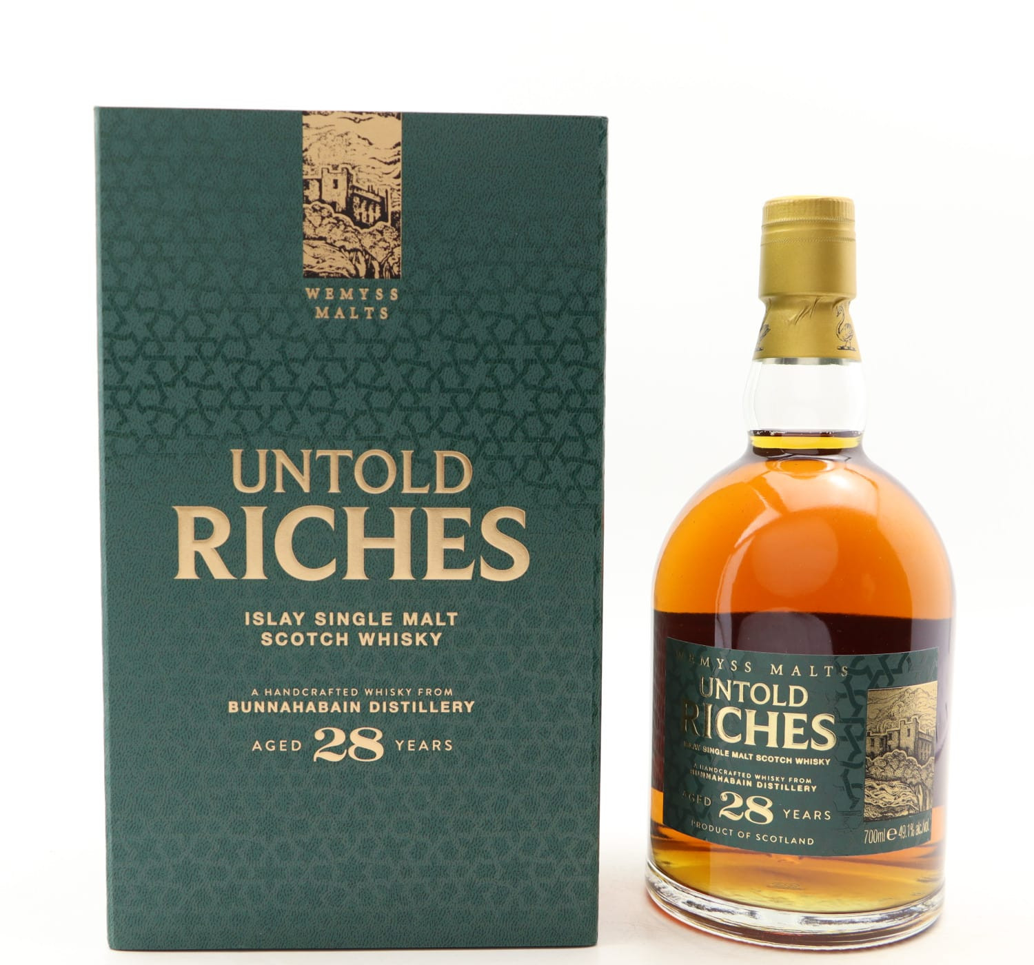 Bunnahabhain 28 Year Old Untold Riches Wemyss Malts Whisky