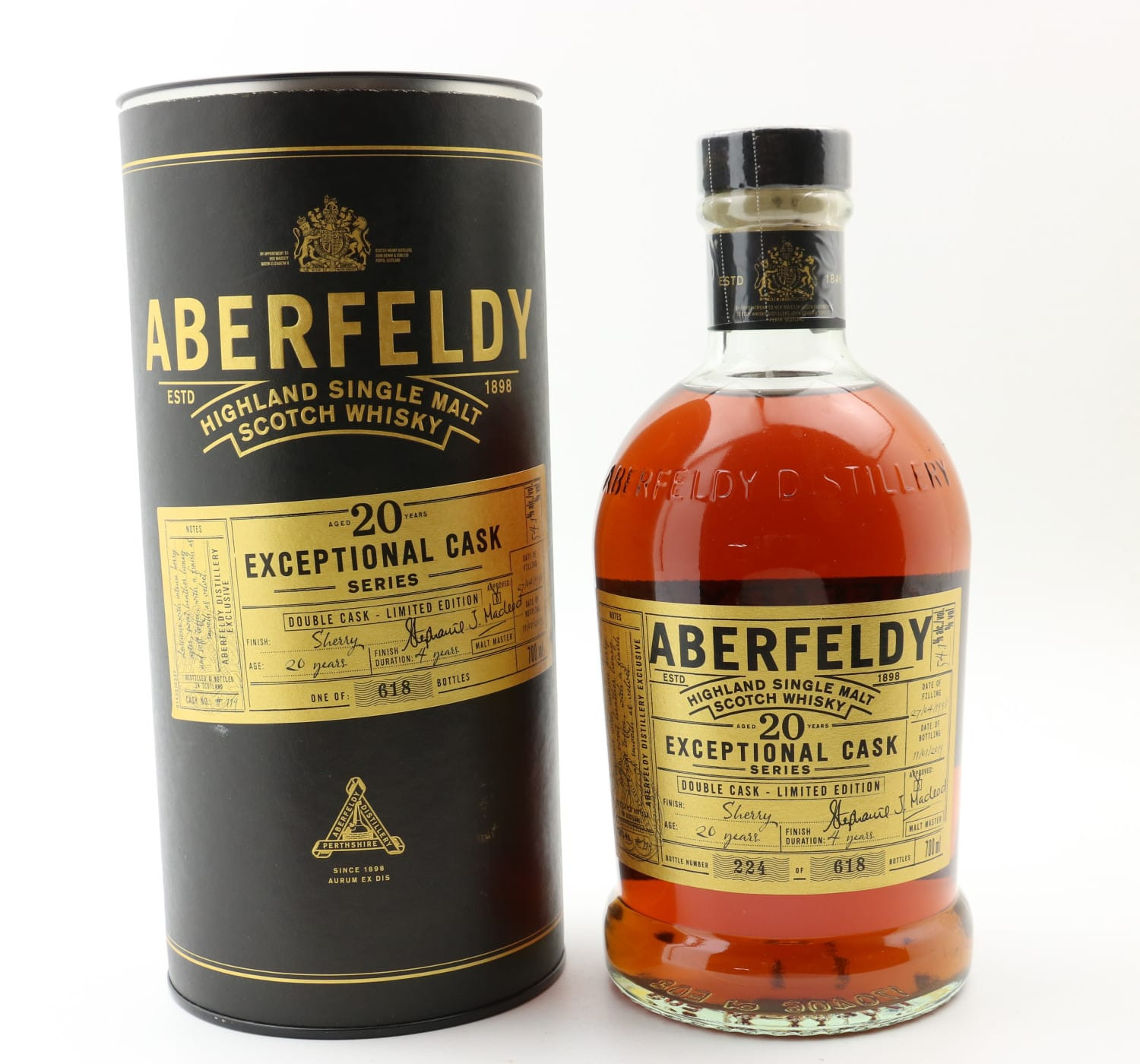 Aberfeldy 1998 20 Year Old Exceptional Cask #119 Whisky 