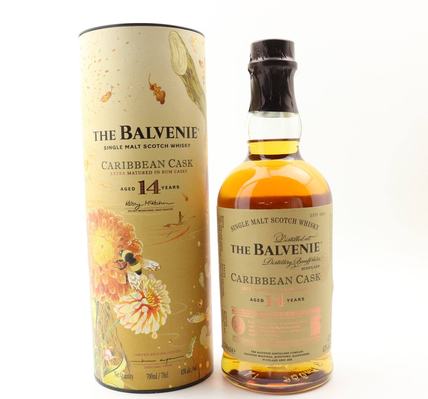 Balvenie 14 Year Old Caribbean Cask Victo Ngai Edition Whisky