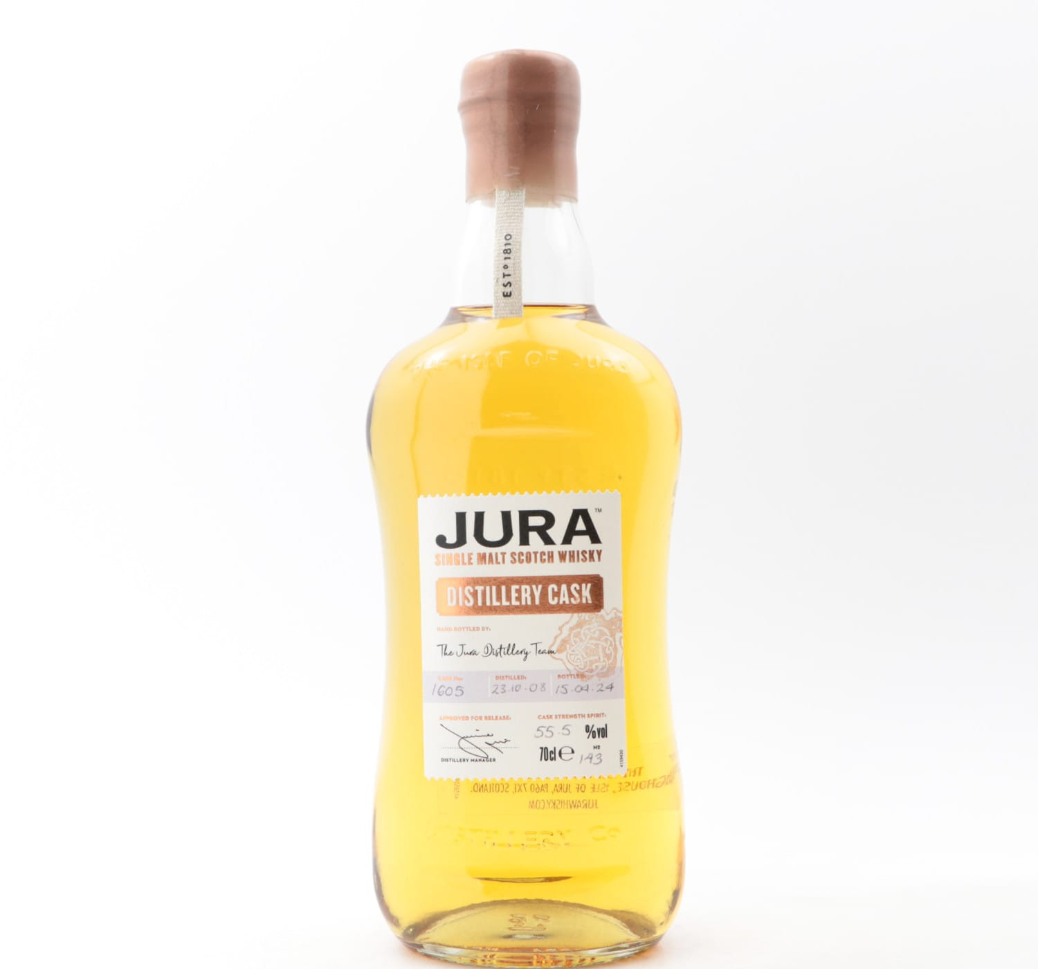 Jura 2008 Distillery Cask #1605 Whisky 